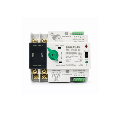 Bộ Chuyển Nguồn Tự Động ATS Solar 1 Pha 100A 220V Kawasan ATS-2R100A-2P