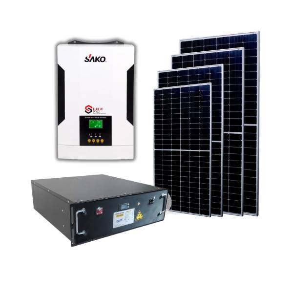 Điện mặt trời Sà Lan hệ 48V 4 Tấm pin Điện mặt trời Sà Lan hệ 48V 4 Tấm pin