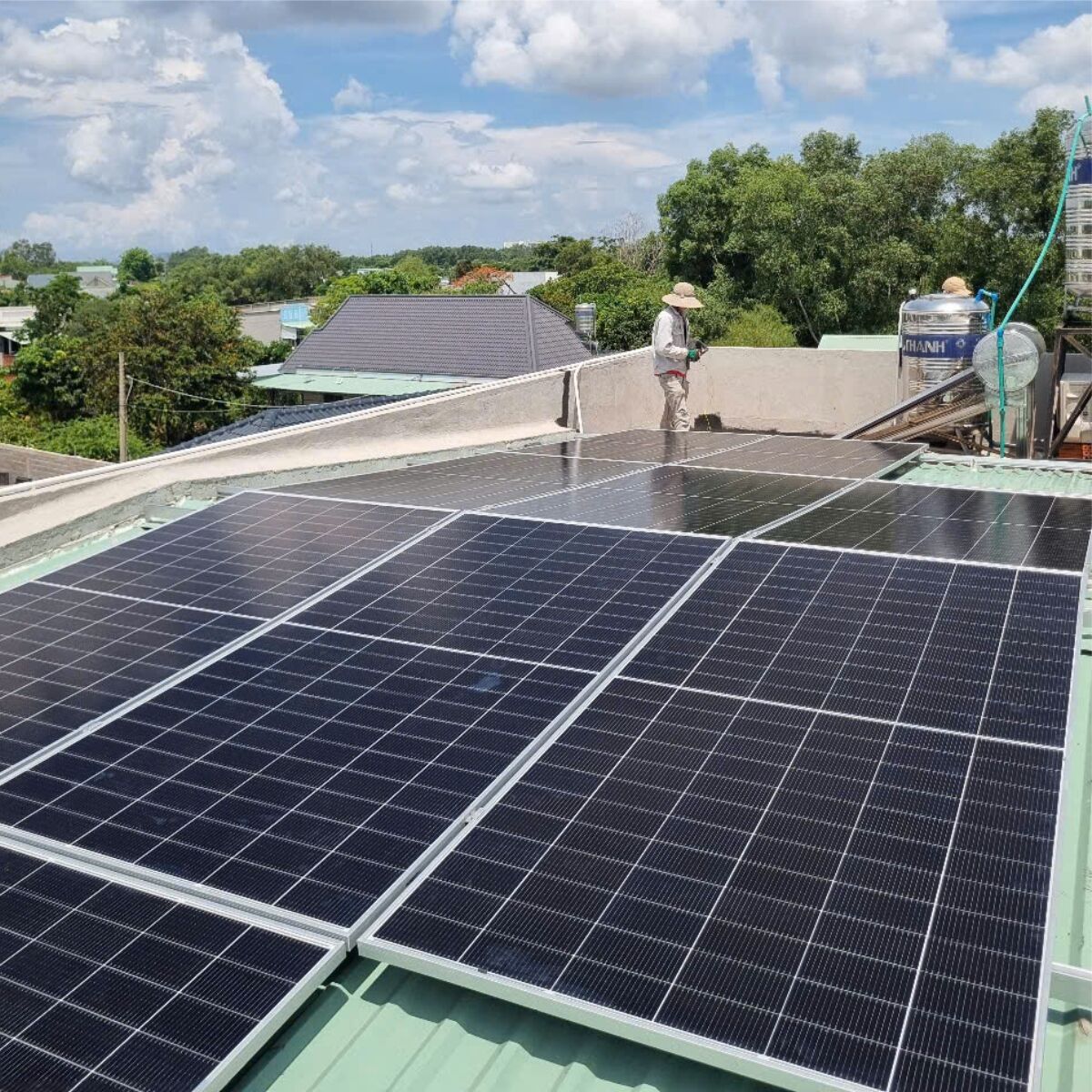 Hệ thống điện mặt trời gia đình 6KWP – Anh Sáng